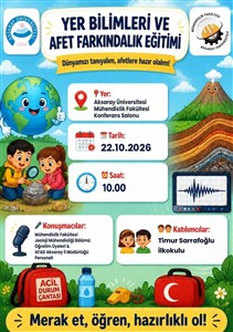 Yer Bilimleri ve Afet Farkındalık Eğitimi